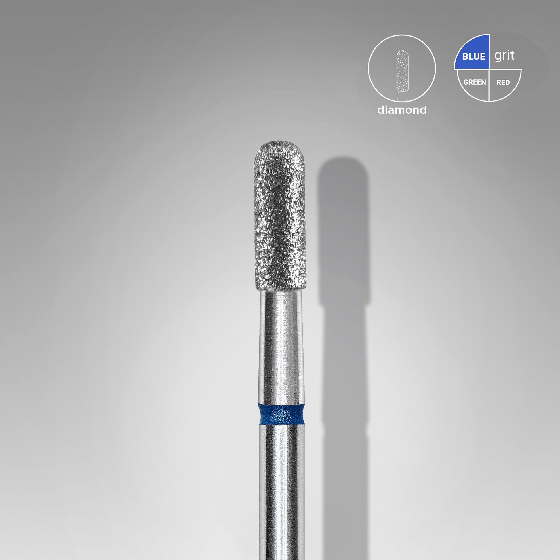 Diamond Nail Drill Bit Rounded Cylinder (2,3mm x 6,5mm)- STALEKS
