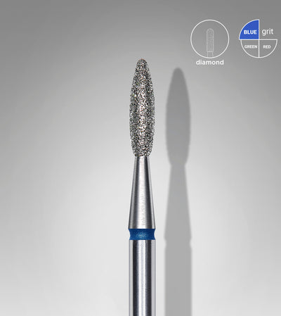 Diamond Nail Drill Bit FLAME (2,1mm x 8mm)- STALEKS